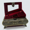 Mosiądzowana szkatułka na biżuterię 461-4826