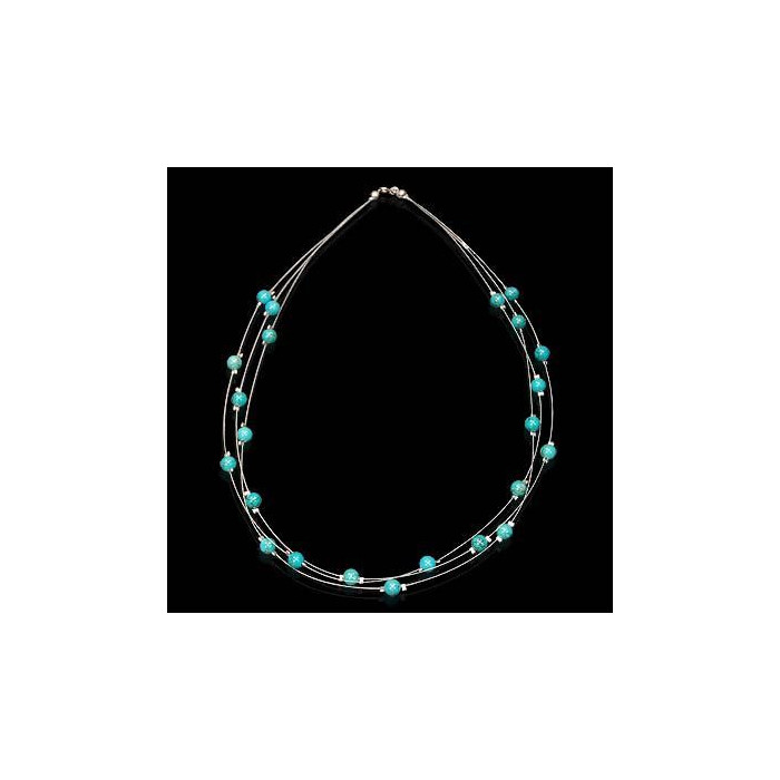 naszyjnik turkusowy K18