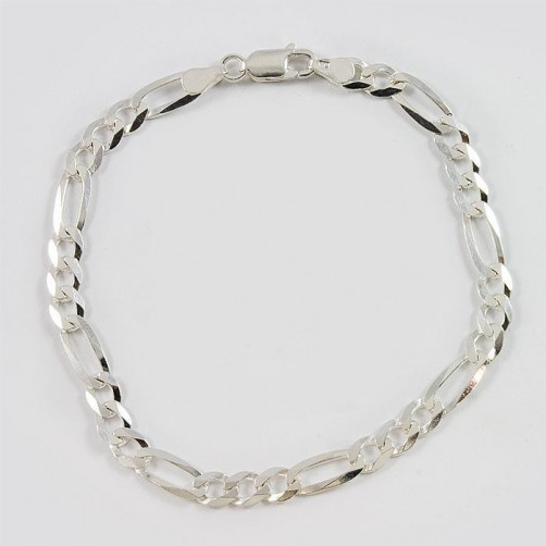 Bransoletka srebrna figaro BR4