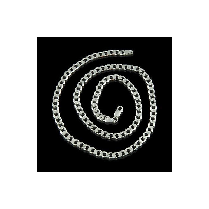 Łańcuszek srebrny pancerka Ł69/0 55cm