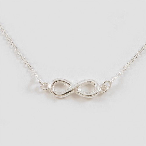 Łańcuszek srebrny CELEBRYTKA - nieskończoność RA 18