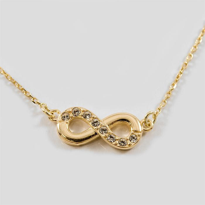 Łańcuszek srebrny CELEBRYTKA - nieskończoność GO 20