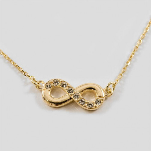 Łańcuszek srebrny CELEBRYTKA - nieskończoność GO 20