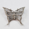 Broszka srebrna motyl - oksydowana WS-2100 5.6g