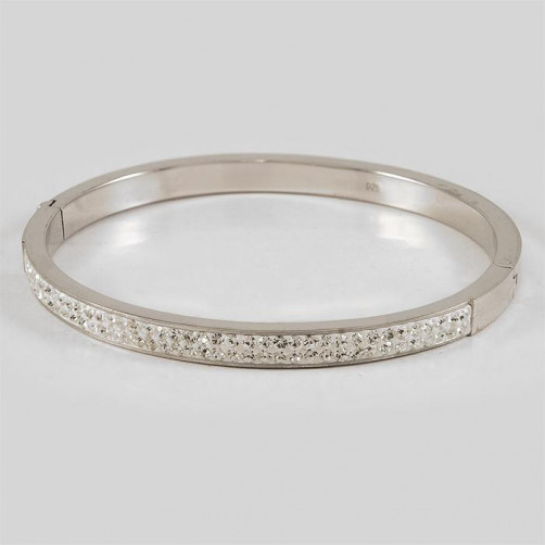 Bransoletka srebrna z cyrkoniami 125/T