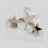 Komplet srebrny gwiazdki wisiorek + kolczyki KW20/0