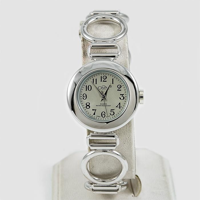 Zegarek srebrny damski rodowany + opcja grawer Osin 65