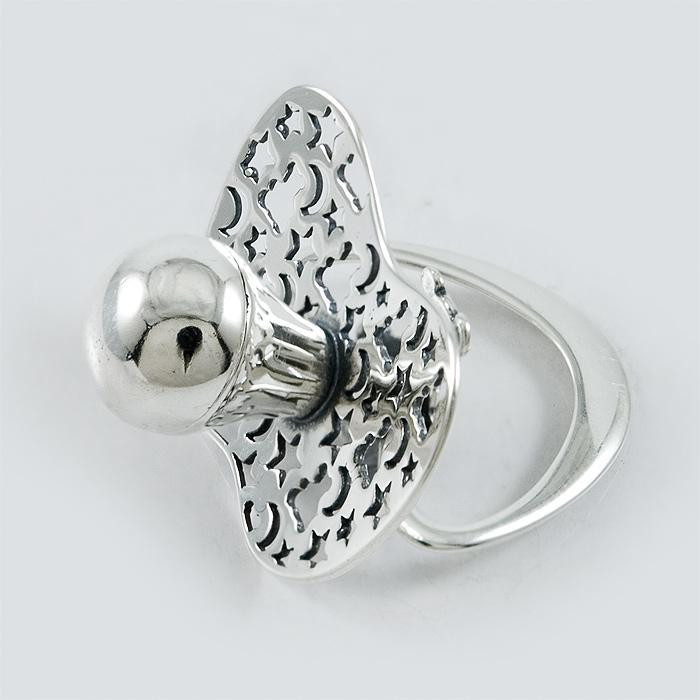 Smoczek srebrny otwierany 53/0