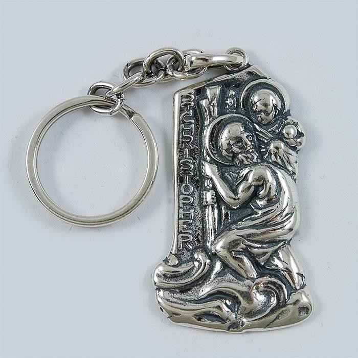 Brelok święty Krzysztof - srebrny BR53/0