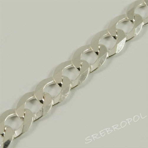 Łańcuszek srebrny pancerka ŁAN31