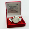 Zegarek srebrny damski na bransolecie + opcja grawer Violett 156