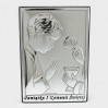 Ikona, obrazek srebrny - Pamiątka I Komunii Świętej 6491/2XO