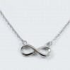 Łańcuszek srebrny celebrytka znak nieskończoności N22/0