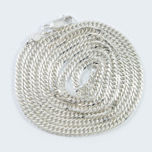 Łańcuszek srebrny pancerka Ł38/0 55cm