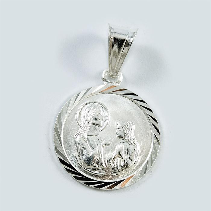 Medalik srebrny - Pamiątka I Komunii Świętej W16/0