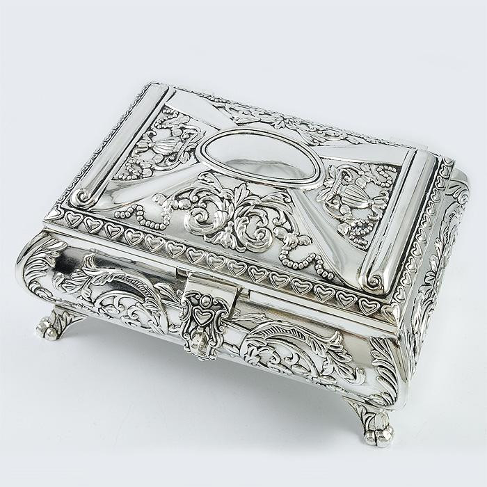 Kasetka posrebrzana na biżuterię + pozytywka 472-9050