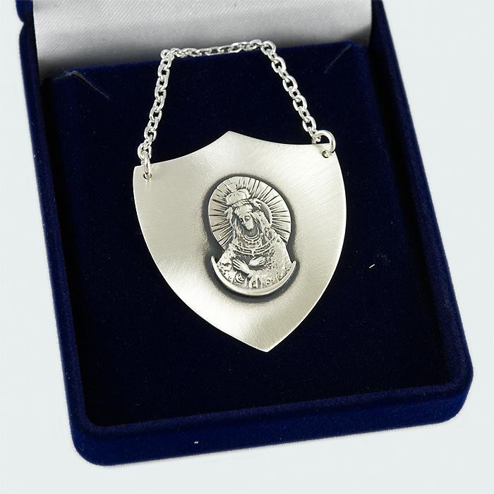 Ryngraf srebrny Matka Boska Ostrobramska 45/TA