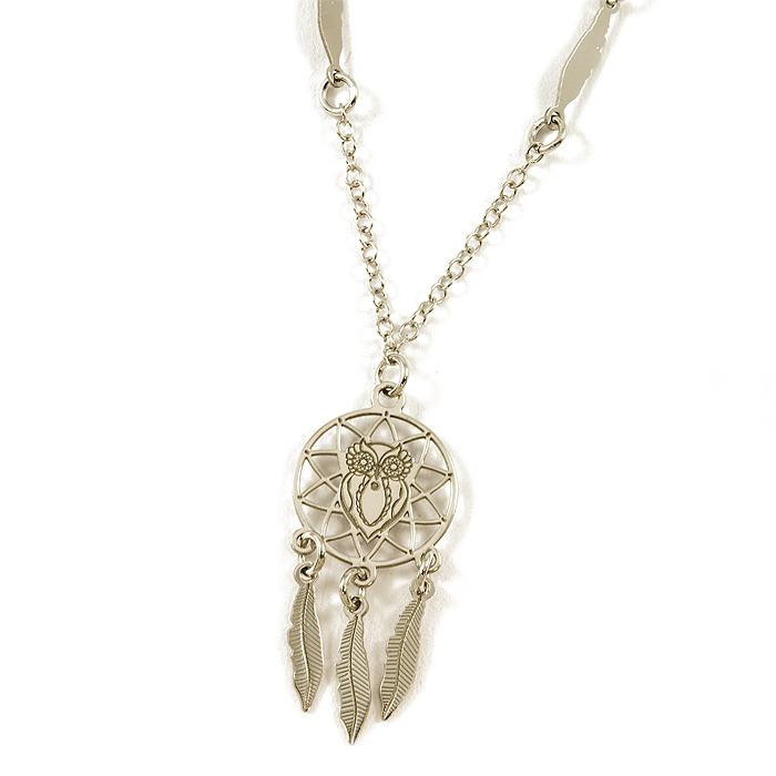 Naszyjnik srebrny z sową AN35