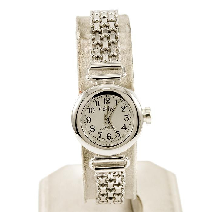 Zegarek srebrny damski rodowany + opcja grawer Osin 76