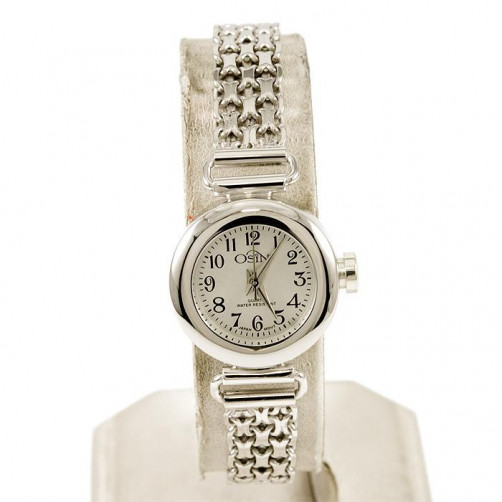 Zegarek srebrny damski rodowany + opcja grawer Osin 76