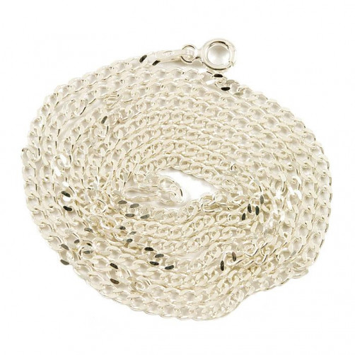 Łańcuszek srebrny pancerka Ł17/0 45cm