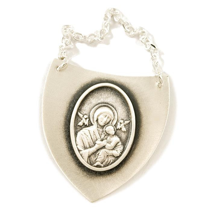 Ryngraf srebrny Matka Boska Nieustającej Pomocy 49/TA