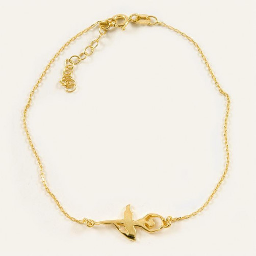 Bransoletka srebrna baletnica B10