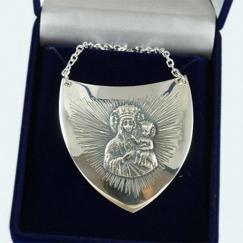 Ryngraf srebrny Matka Boska Częstochowska 98/TA