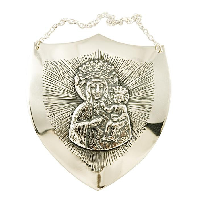 Ryngraf srebrny Matka Boska Częstochowska 158/TA