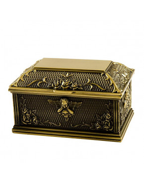 Mosiądzowana szkatułka na biżuterię 472-4095