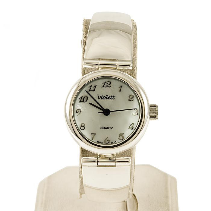 Zegarek srebrny damski na bransolecie Violett 175