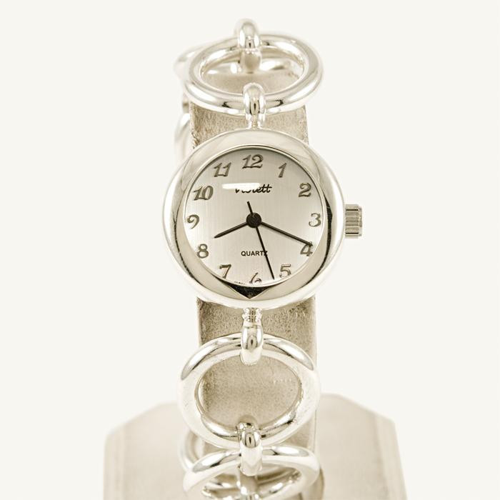 Zegarek srebrny damski na bransolecie Violett 179