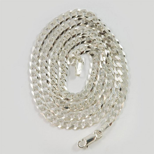 Łańcuszek srebrny pancerka ŁAN16