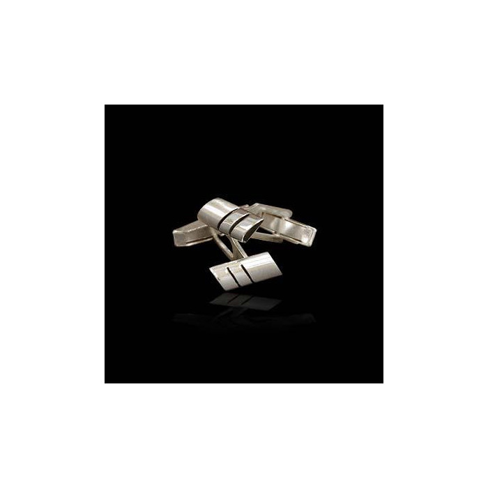 Srebrne spinki do mankietów S-M ML 30/0