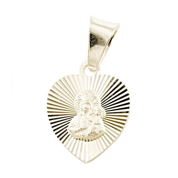 Medalik srebrny Matka Boska Częstochowska M22