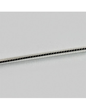 Łańcuszek srebrny linka - splot sześciokątny 45cm ŁAN33