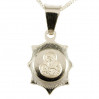 Medalik srebrny Matka Boska z dzieciątkiem M35