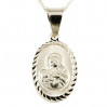 Medalik srebrny Matka Boska z dzieciątkiem M36