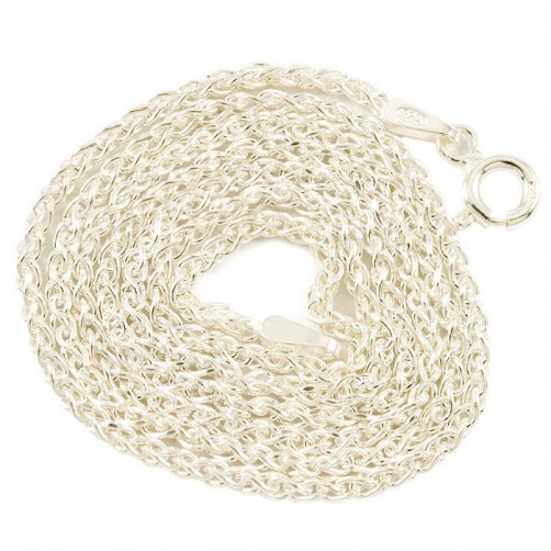 Łańcuszek srebrny lisi ogon 42cm