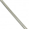 Łańcuszek srebrny linka diamentowana 50cm ŁAN42