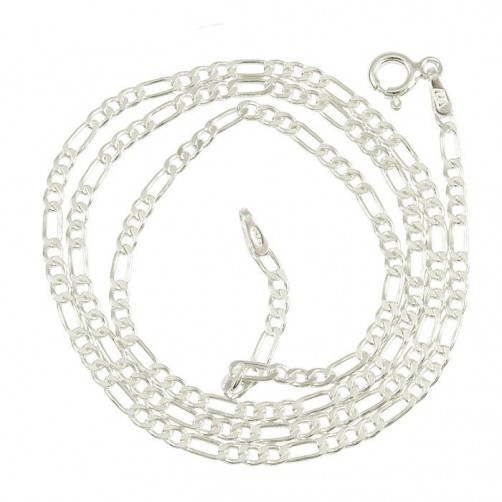 Łańcuszek srebrny figaro 45cm ŁAN45