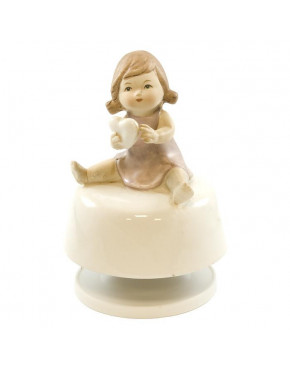 Figurka, pozytywka porcelanowa aniołek 315-5194
