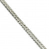 Łańcuszek srebrny linka diamentowana 50cm ŁAN58