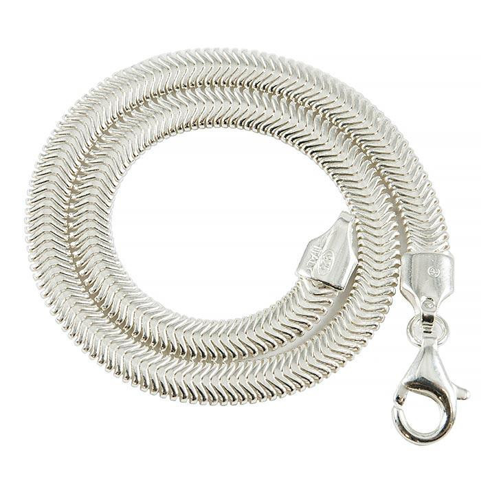 Bransoletka srebrna płaska BRA41