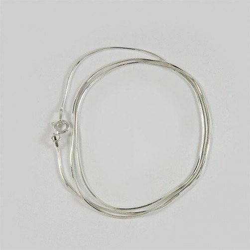 Łańcuszek srebrny linka - splot sześciokątny 45cm ŁAN57