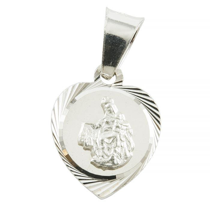Medalik srebrny Matka Boska Szkaplerzna M64