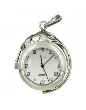 Srebrny zegarek damski na łańcuszek Violett 192