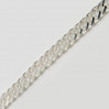Łańcuszek srebrny rombus 50cm ŁAN78
