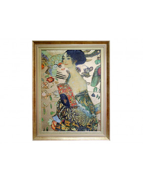 Obraz Gustav Klimt - Dama z wachlarzem