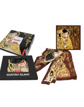 Chusta - G. Klimt, Pocałunek (CARMANI) 023-9001